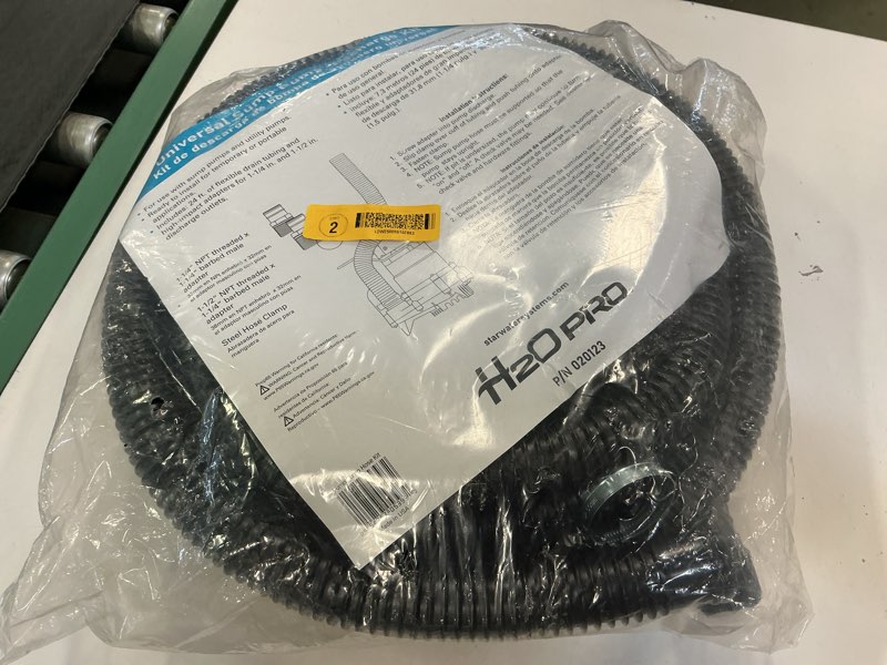 Condition photo showing As Is for Star Water Systems Systems Universal Hose Kit With 1-1/4In And 1-1/2In Adapters