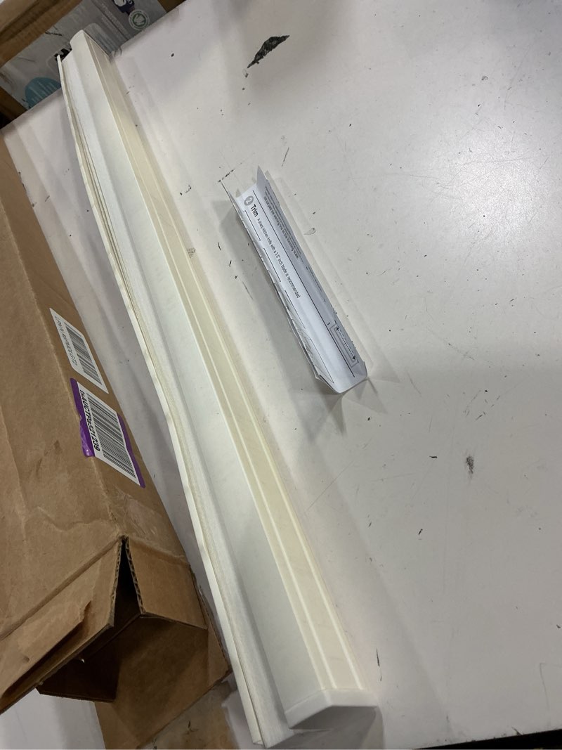 Condition photo showing Good Condition for redi shade no tools easy lift trim-at-home cordless pleated light filtering fabric shade white, 30" w x 64" l, (fits windows 19 in - 30 in) white 30"w x 64"h