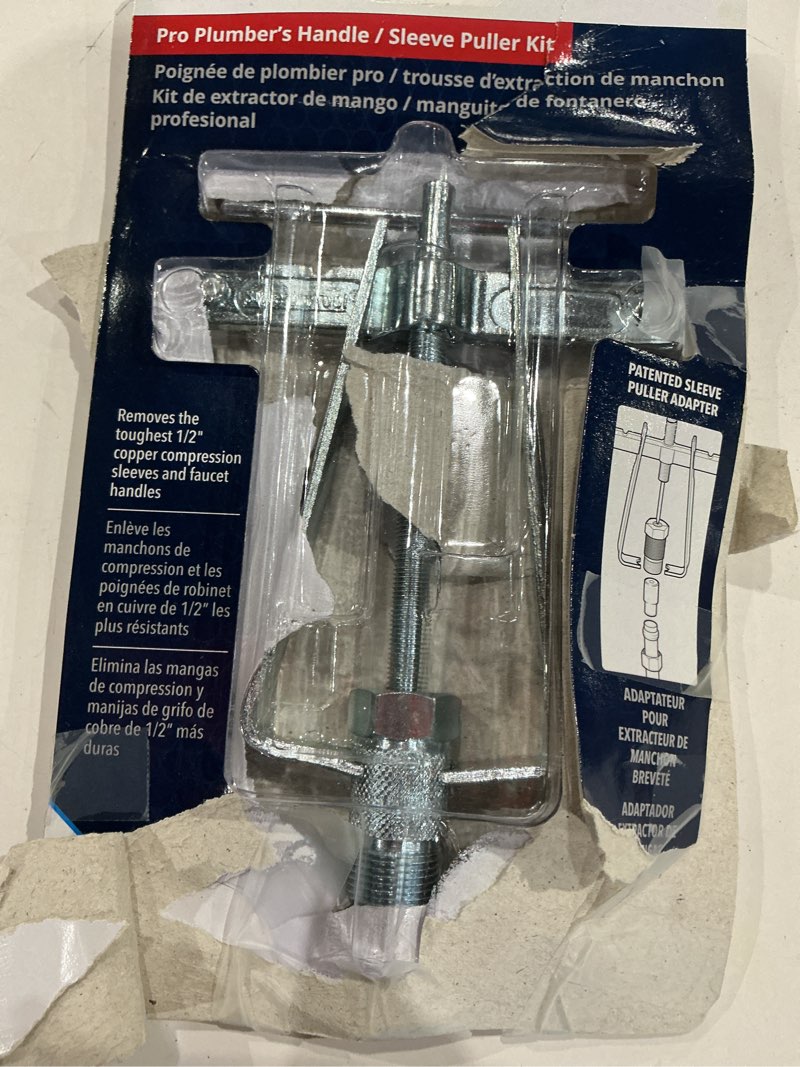 Condition photo showing As Is for superior faucet handle puller