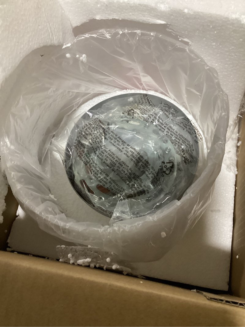 Condition photo showing As Is for progress lighting rexington matte black modern/contemporary etched glass bell mini hanging pendant light