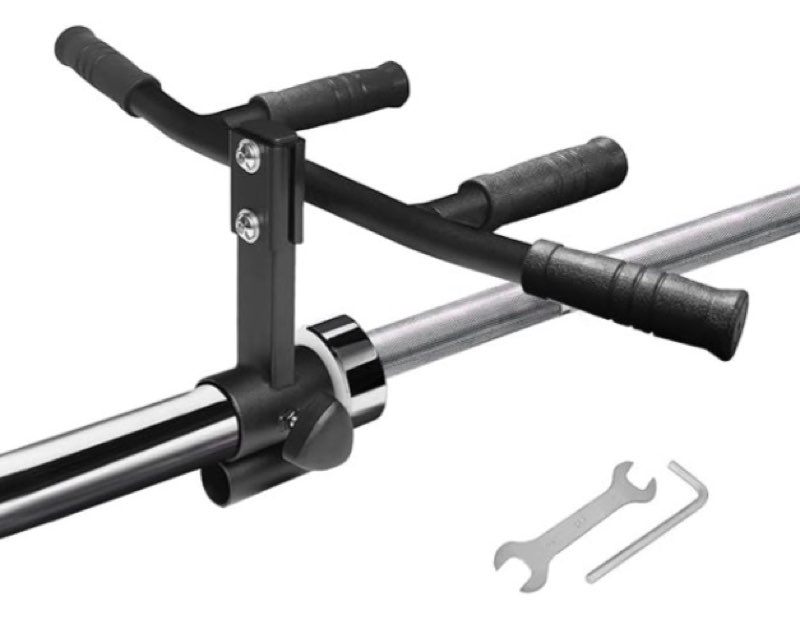T Bar Row Handle Landmine Attachment, New Upgrade Steel Landmine Handle fits 1“ Standard or 2” Olympic Barbell - Sturdy Connection Design, Easy to Install, 300 lbs Weight Capacity