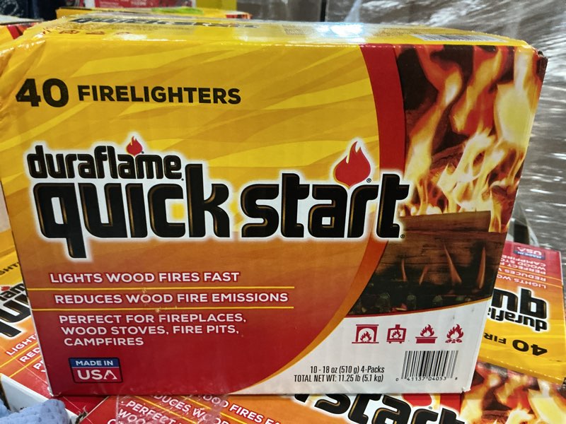 Condition photo showing New/Like New for duraflame® quick start® firelighters – 10-4pks