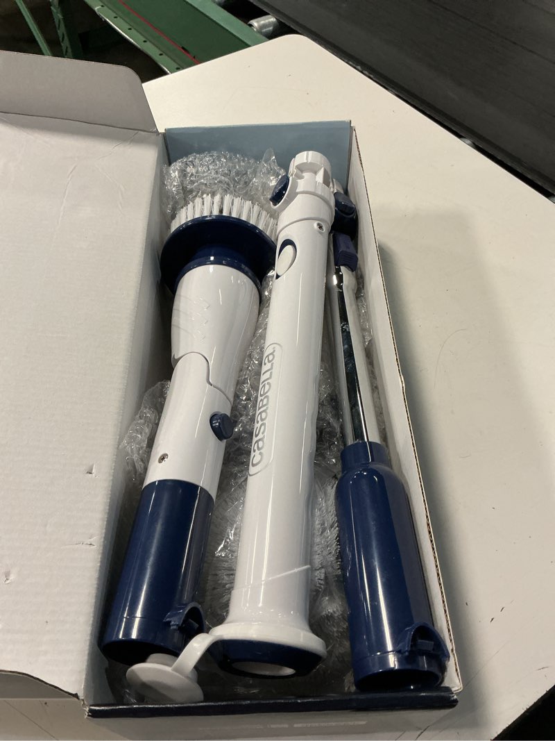 Condition photo showing Good Condition for power spin scrubber, electric cleaning brush with adjustable head