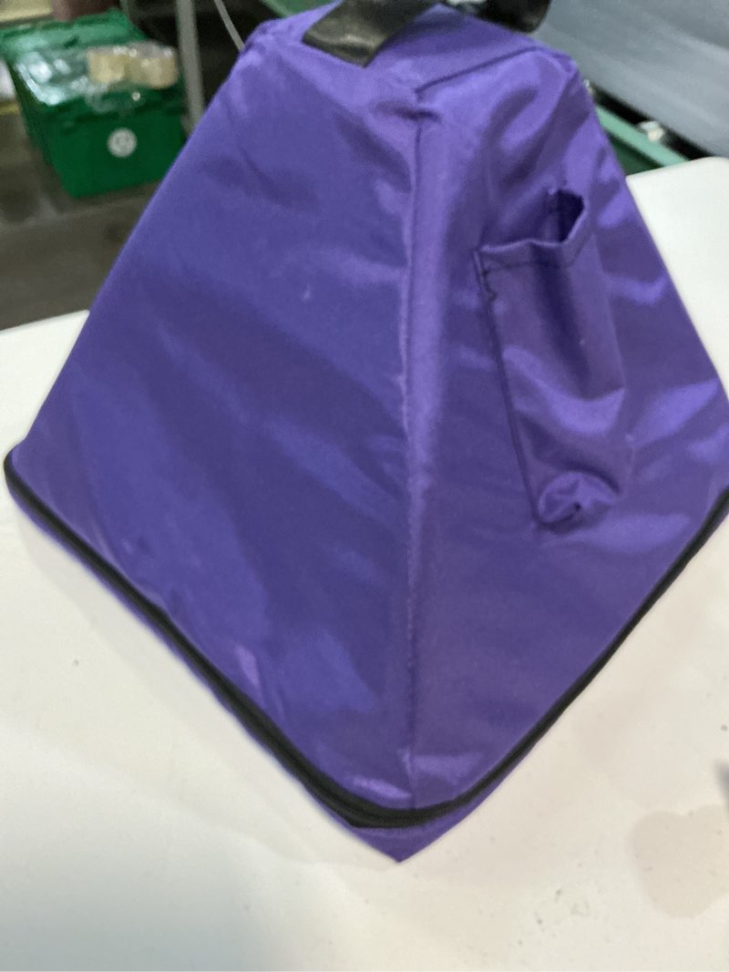 Condition photo showing New/Like New for territory crystal singing pyramid blue colored 12 inch with carrying case - perfect healing musical instrument blue pyramid 12 inch