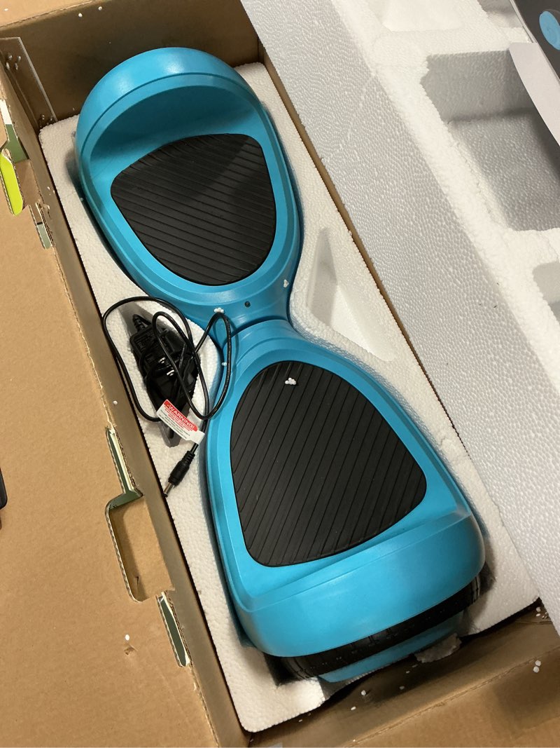 Condition photo showing As Is for Hover-1 My First Self Balancing Scooter for Kids with 5 mph Max Speed, Dual 150W Motors, 6.3” Tires, 3 Miles Max Range, and LED Headlights
