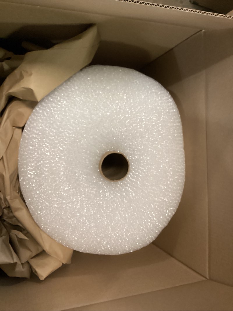 Condition photo showing Good Condition for Amazon Basics Bubble Cushioning Wrap Packing Material for Fragile Items, Perforated, 12 inch x 175 ft Long Roll, Small 3/16", Clear Clear 12 inch x 175 ft
