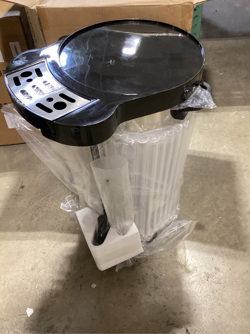 Condition photo showing New/Like New for commercial coffee urn 100 cup/15l coffee dispenser with upgraded percolator, 304 stainless steel hot water urn beverage dispenser with keep warm mode, large coffee maker for catering party 100 cup / single wall
