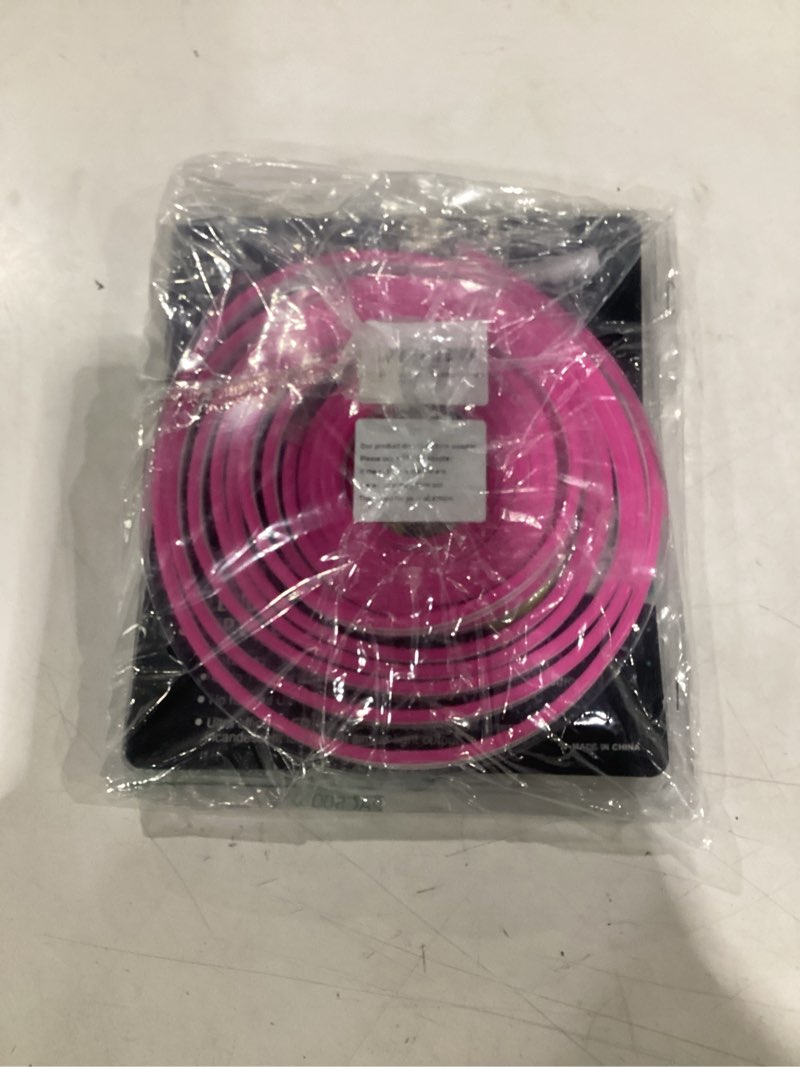 Condition photo showing New/Like New for dobestyou pink neon led strip lights, 16.4ft 12v dc 600 smd2835 leds waterproof flexible rope light for indoor & outdoor home decoration (power adapter not included) pink without power supply