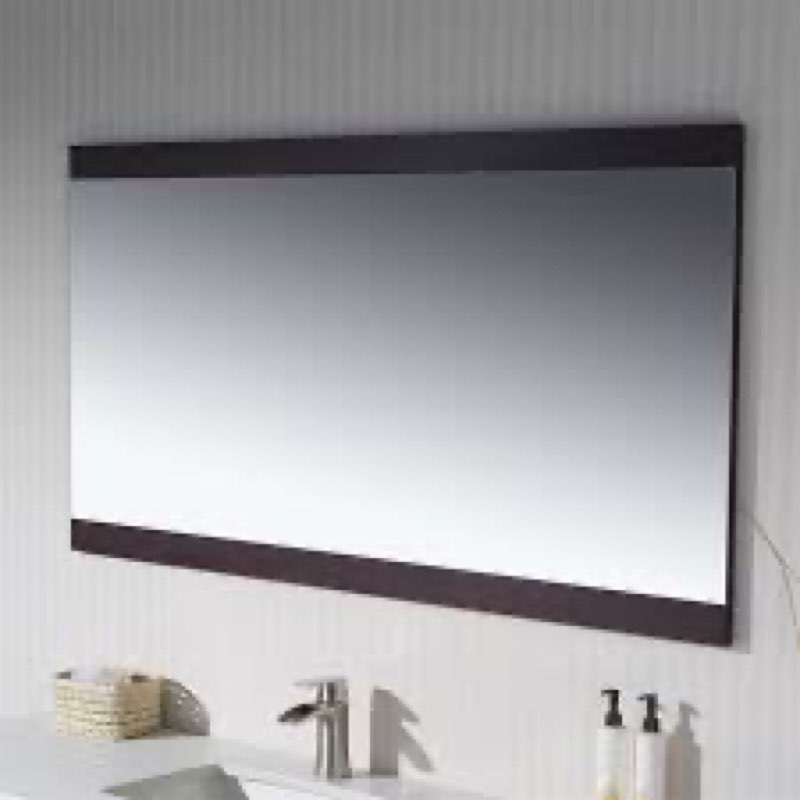 Wooden Frame Flat Mirror 31.5x72