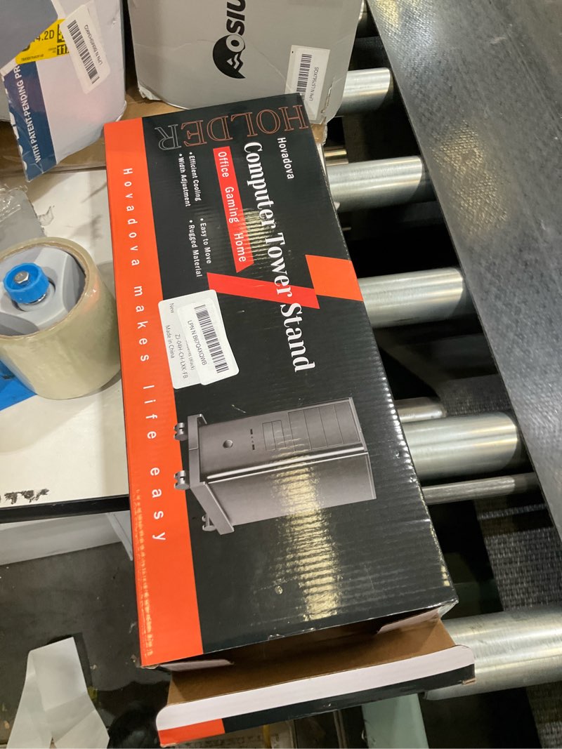 Adjustable Mobile CPU Stand, Ventilated Computer Tower Stand with 4 Caster Wheels Fits Most PC Tower, Under Desk CPU Holder PC Floor Cart Computer Riser for Students and Gamers (Black) Regular Black