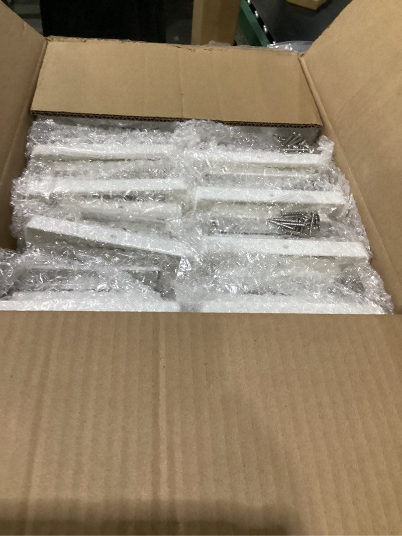 Condition photo showing New/Like New for keilaimo solar post cap lights, 12-pack upgraded outdoor deck fence post solar lights for 4x4 5x5 wood/vinyl posts, ip65 waterproof, 10-12 hours warm white glow for garden/patio/porch - white white warm white 12 pack