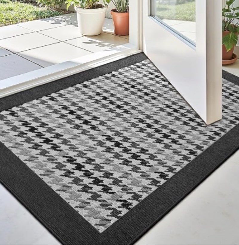 LUMI Inside Door Mat for Entry 30''x48'', Absorbent, Dirt Trapper, Low Profile Thin, Non Slip Mats w