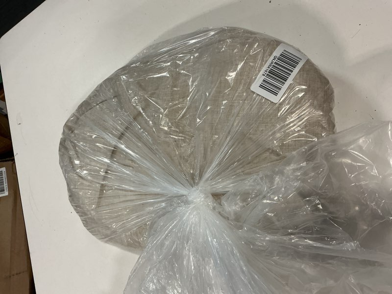 Condition photo showing Good Condition for european linen curtain - single panel, 96x120, flax