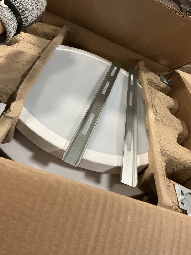 Condition photo showing Good Condition for Homewerks 7130-20-BT Humidity Sensor Bathroom Fan with Color Changing LED Light and Bluetooth Speaker 110 CFM 1.5 Sones 3 Temperatures 3000K 4000K 5000K 1000 Lumens With Wall Switch 110 CFM Bluetooth Bath Fan with Speaker and Color Changing LED Light