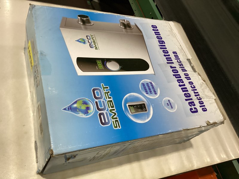 Condition photo showing New/Like New for EcoSmart SMART POOL 18 Electric Tankless Pool Heater, 18kW, 240 Volt, 75 Amps with Self Modulating Technology