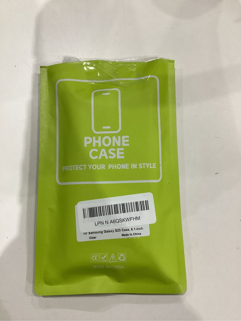 Condition photo showing New/Like New for for Samsung Galaxy S23 Case Clear, 6.1 Inches Heavy Duty Protection Wireless Charging Compatible Lightweight Shockproof Anti-Slip Transparent Protective Phone Cover