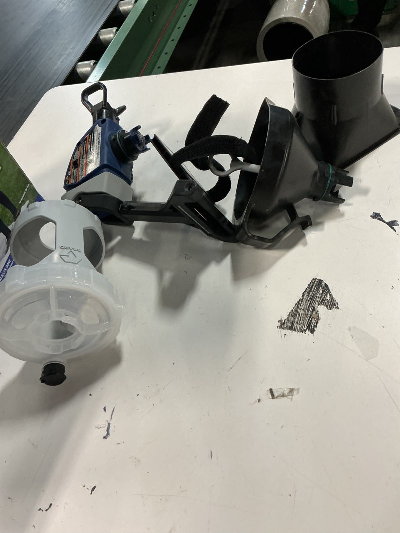 Condition photo showing As Is for graco cordless handheld airless paint sprayer