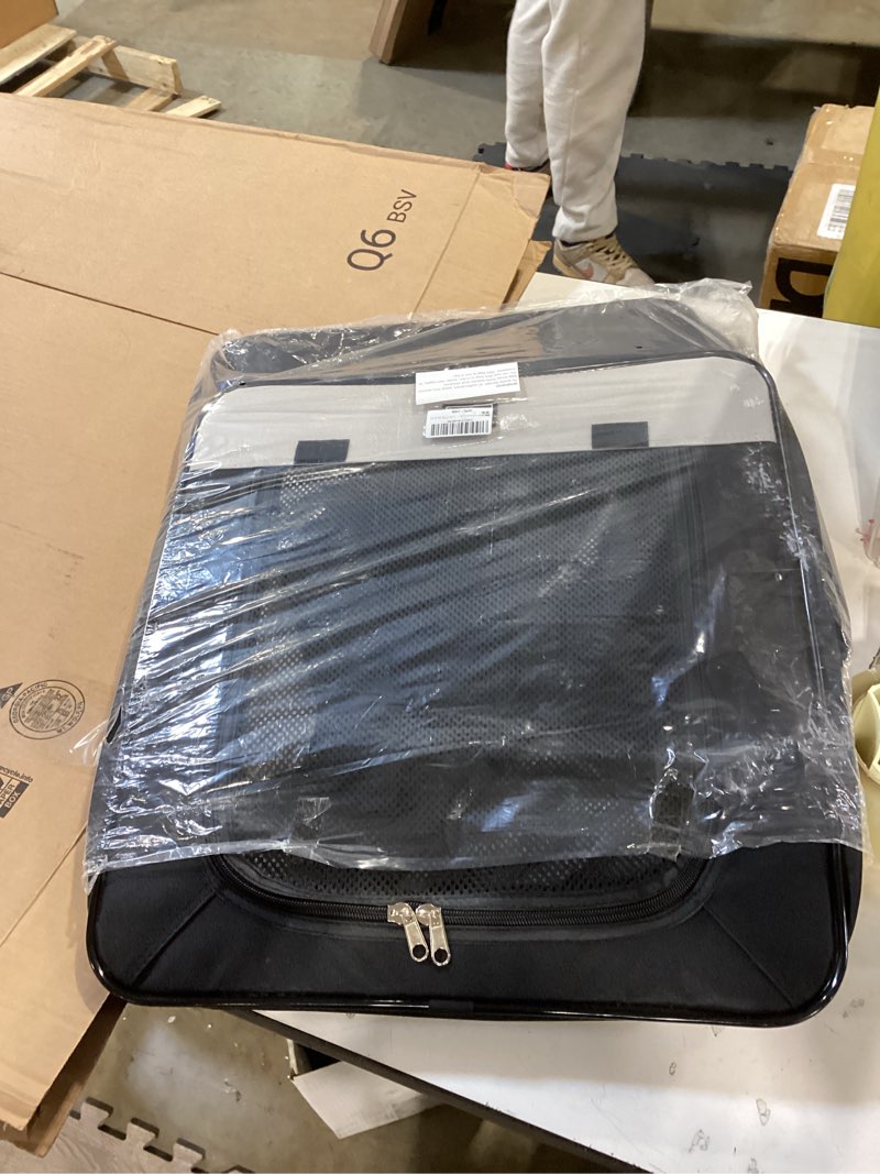 Condition photo showing Good Condition for donoro dog kennels and crates for medium dogs, portable pop up indoor pet cage with sturdy wire frame, collapsible travel crate soft sided cat bag escape proof (black, 28.0" l x 18.0" w x 22.0" h) black 28.0"l x 18.0"w x 22.0"h