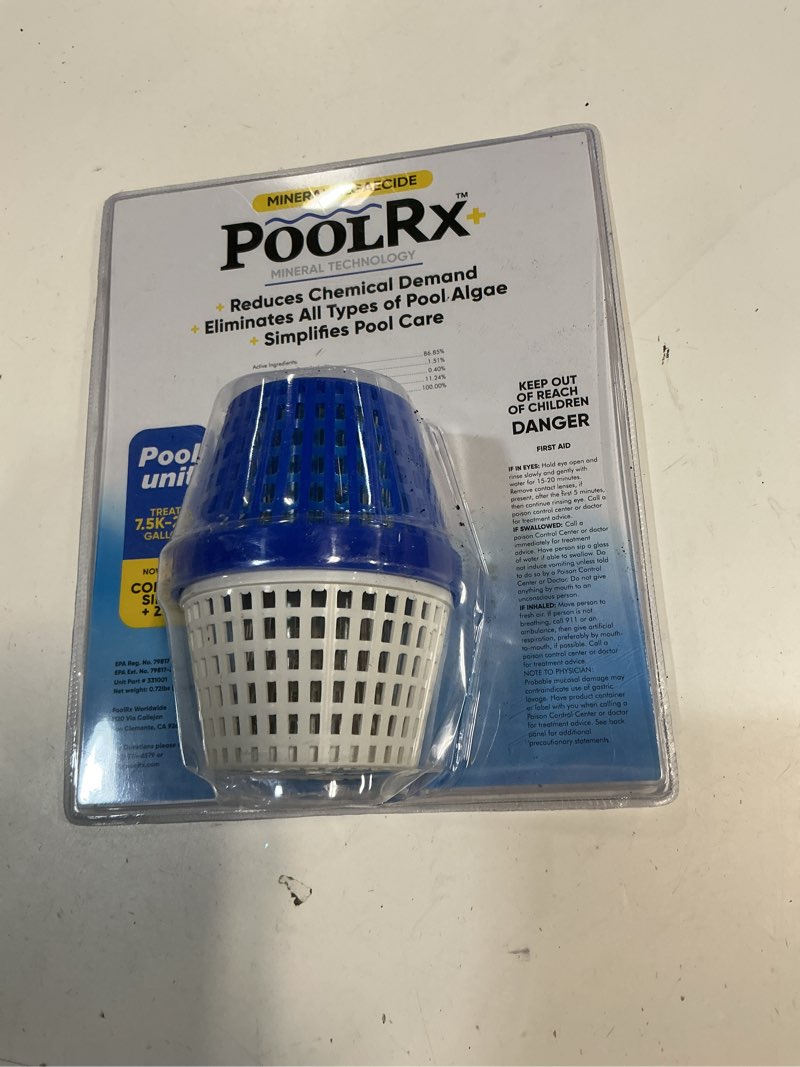 Condition photo showing New/Like New for PoolRX+ pool unit 7.5k-20k gallons 7,500 - 20,000 gallons 1 Unit