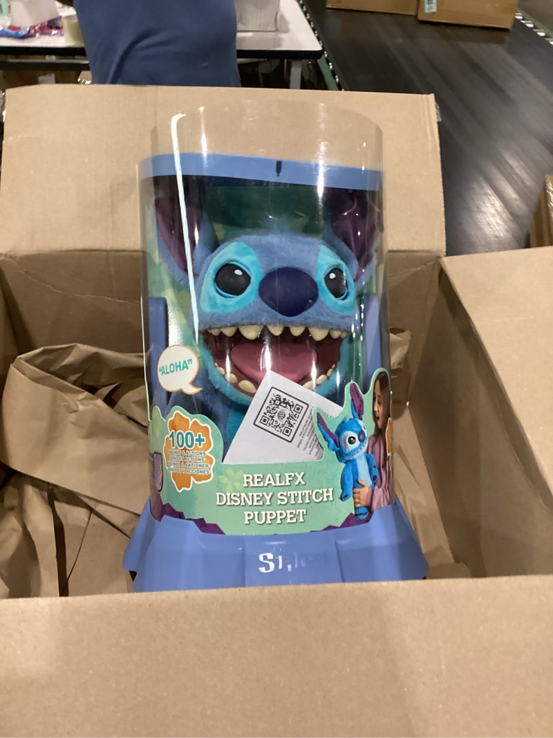 Condition photo showing Good Condition for wow! stuff disney stitch puppetronic by realfx | with a limited 1st edition certificate | looks, feels & sounds real! | disney's lilo & stitch | over 100 action & sounds | 18" high | ages 6+