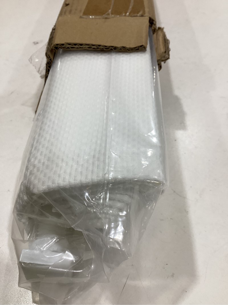 Condition photo showing Good Condition for lazblinds cordless roman shades - no drill easy install light filtering window blinds, thermal insulated room darkening with uv blocking for bedroom/living room, window size 40" w x 64" h, white white 40"w x 64"h