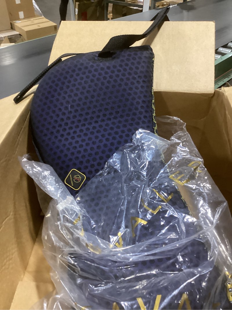 Condition photo showing Good Condition for Kavallerie 3D Air-Mesh Half Pad, Impact Protection & Therapeutic Gel Padding English Saddle for Maximum Support and Stability, Best for Horses Under Saddle, Dressage, Jumping & Training Navy Blue 3d Air-mesh