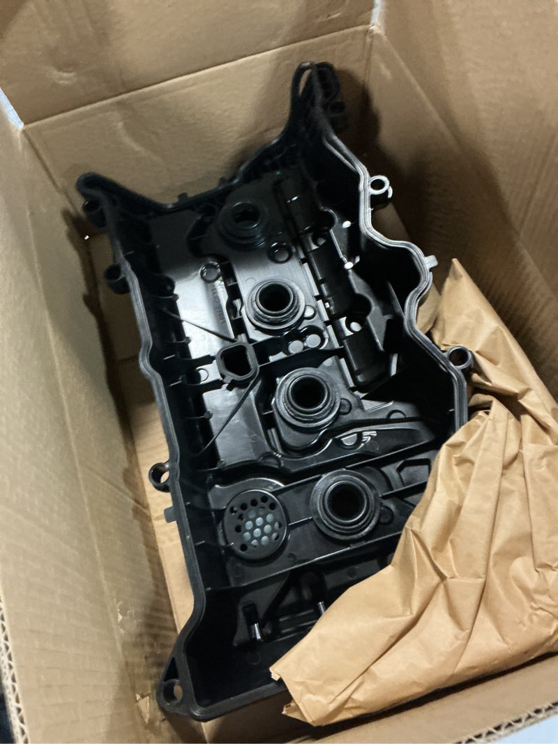 Condition photo showing Good Condition for engine valve cover with gasket pcv valve compatible with honda accord 2013-2017, crv 2015-2019, l4 2.4l gas, replace # 12310-rdf-a01, 12310-5a2-a01 12310rdfa01