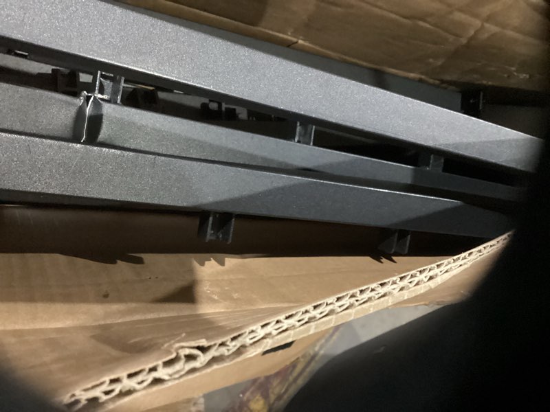 Condition photo showing Good Condition for 10 inch king bed frame with steel slat support, low profile king metal platform bed frame support mattress foundation, no box spring needed/easy assembly/noise free king 10 inch