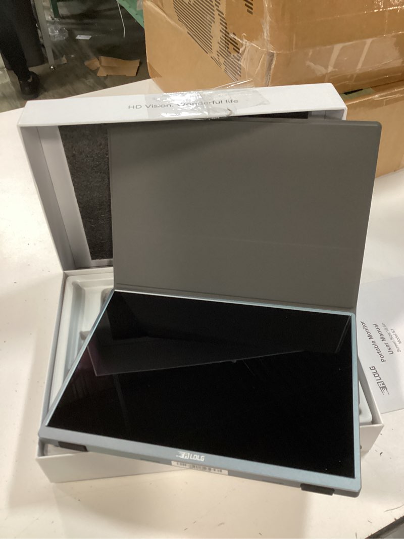 Condition photo showing Good Condition for 10.5''portable monitor for latop ,2k fhd 60hz laptop monitor screen,usb-c and hdmi inputs, ultra-slim ips panel with hdr and premium smart cover & speakers for laptop,pc,phone,ps4/5,switch,mac,xbox 10.5 s1-001 gray