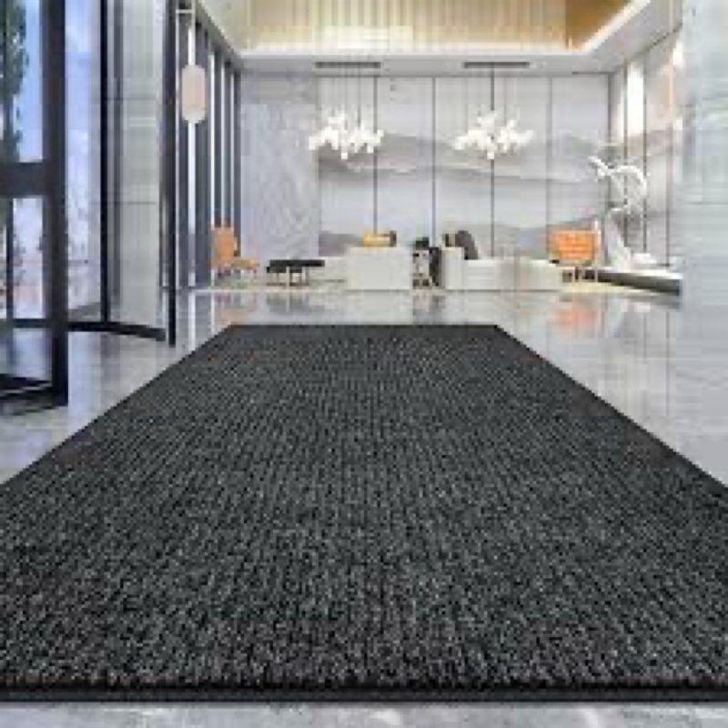 vicwe indoor outdoor door mat, 3'x10' heavy duty front door mat, non-slip washable doormats entrance