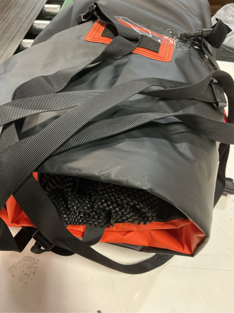 Condition photo showing Good Condition for Asinking Car Roof Bag Rooftop top Cargo Carrier Bag 21 Cubic feet Waterproof for All Cars with/Without Rack, Includes Anti-Slip Mat, 10 Reinforced Straps, 6 Door Hooks, Luggage Lock