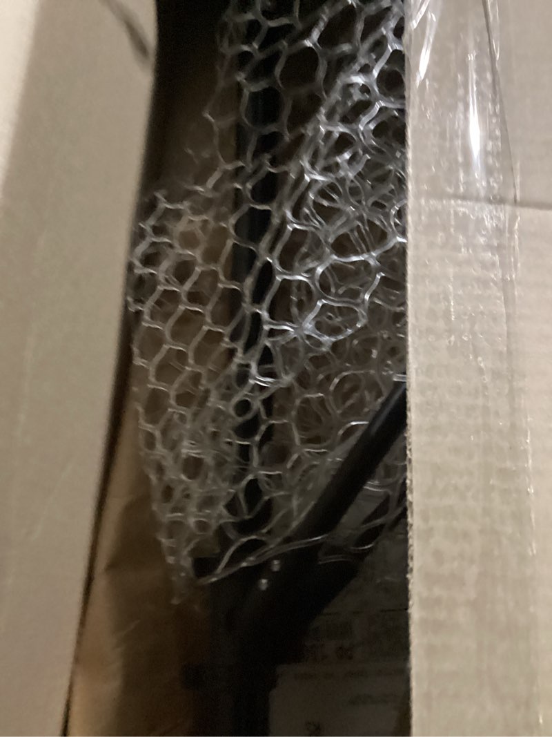 Condition photo showing Good Condition for restcloud fishing landing net with telescoping pole handle, fishing net freshwater for kids men women, extend to 40-63 inches a: aluminum handle, 50" full