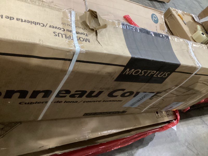 Condition photo showing Good Condition for MOSTPLUS 5.5FT Quad Fold Hard Truck Bed Tonneau Cover Compatible with Ford F150 2015-2025 2026 Ford F-150 Bed On Top 4 Fold Aluminum Bed (67Inch) 5.5 FT Quad-Fold Hard