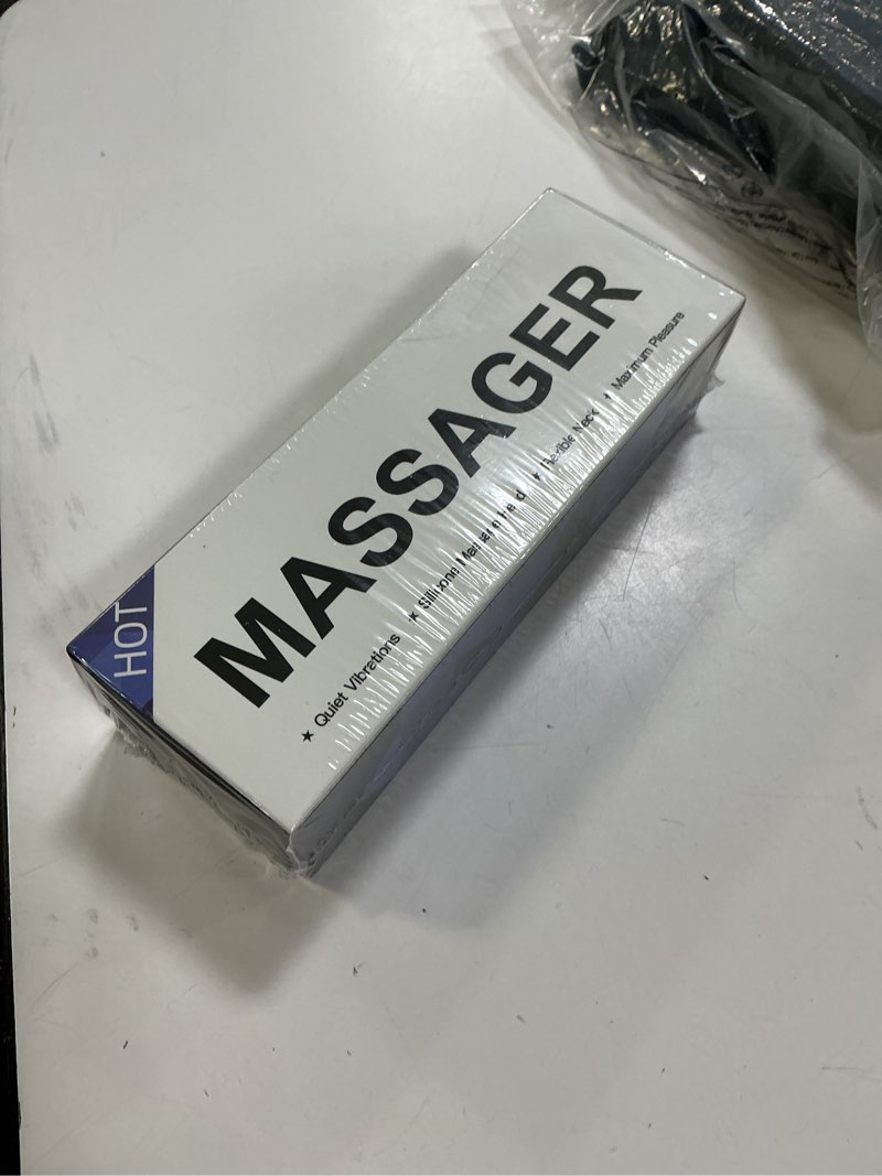 Condition photo showing New/Like New for blankdict Personal Massager, Micro Wireless Massager, Powerful Combination of Functions, Waterproof and Portable, Suitable for Neck, Leg and Hand Pain, Deep Black Deep Black Small