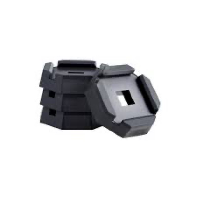 VEVOR RV Leveling Pads, 4-Pack Rubber Trailer Jack Pads, Each with 5000 lbs Capacity, Jack Stabilize