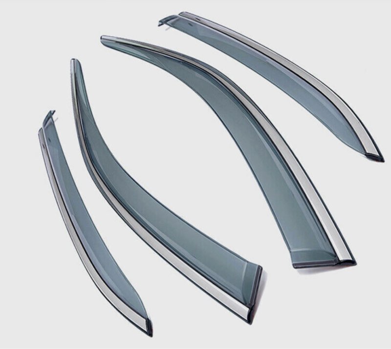 Window Visor Vent Sun Shade Rain Guard Door Splitter For Volvo S60 2019-2021 4pc (similar to the photo)