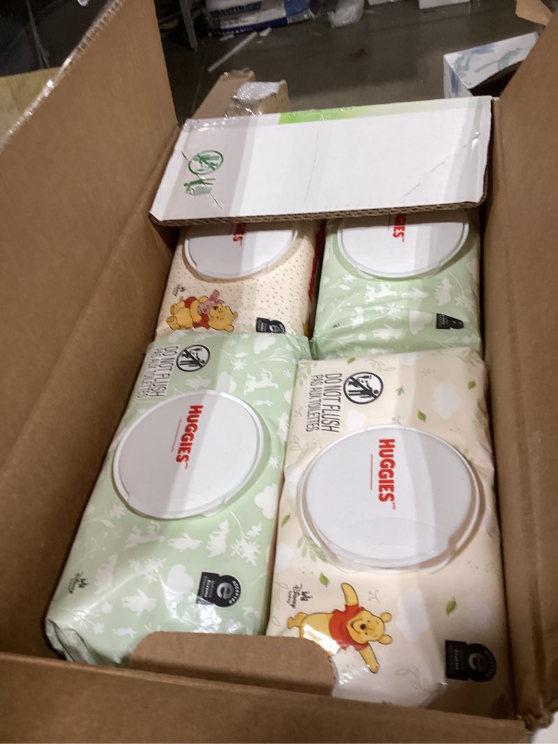 Condition photo showing New/Like New for huggies natural care sensitive unscented baby wipes - 768ct