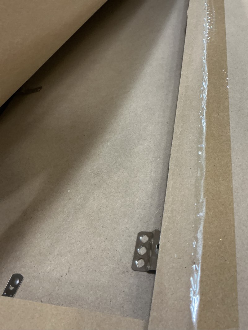 Condition photo showing New/Like New for upsimples 20x30 poster frame, display pictures 16x24 with mat or 20 x 30 without, wall hanging picture frames, black, 1 pack black 20x30