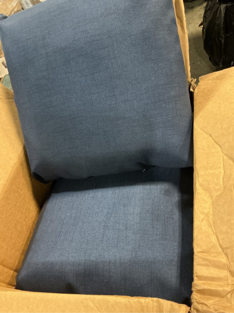 Condition photo showing Good Condition for arden outdoor toss pillow, 2 pack, 16 x 16, rain-proof, fade resistant sapphire blue leala 16 x 16 sapphire blue leala 2