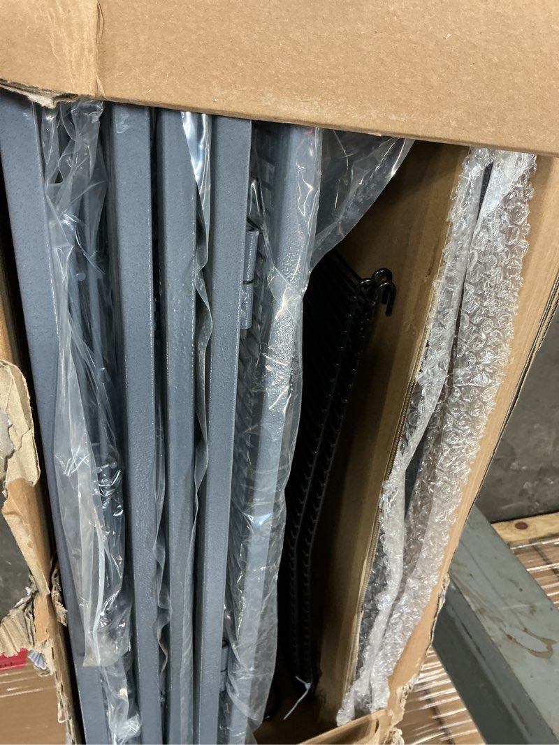 Condition photo showing Good Condition for critter nation by midwest double unit small animal cage | habitat for rats, chinchillas, ferrets & sugar gliders, tool-free assembly, full-width doors, shelves & removable base pans black: 1/2 inch wire spacing: critter nation double story