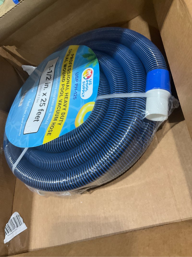 Condition photo showing Good Condition for u.s. pool supply 1-1/2" x 25 foot professional heavy duty spiral wound swimming pool vacuum hose with kink-free swivel cuff, flexible - connect to vacuum heads, skimmer, filter pump inlet, accessories