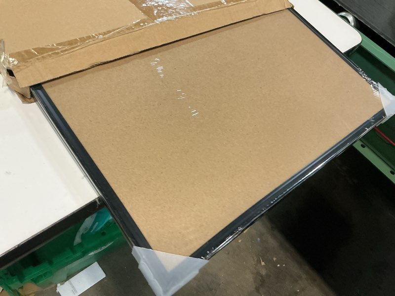 Condition photo showing Good Condition for upsimples 16x24 picture frame black 3 pack, scratch-proof poster frames 16 x 24 for photo gallery - slide-in strips, horizontal or vertical wall mounting