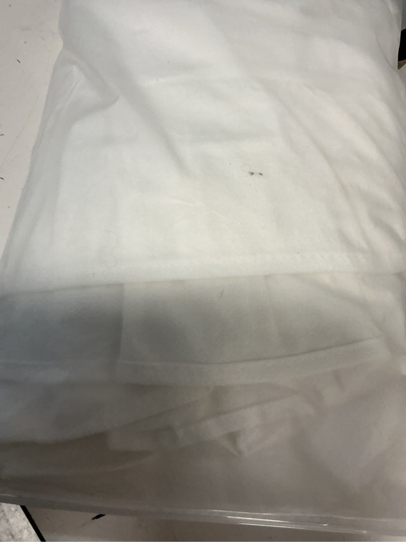 Condition photo showing New/Like New for Cotton Tablecloth 60" × 84" Ruffle Trim Table Clothes Washable Rectangle Fabric Table Cloth Kitchen 