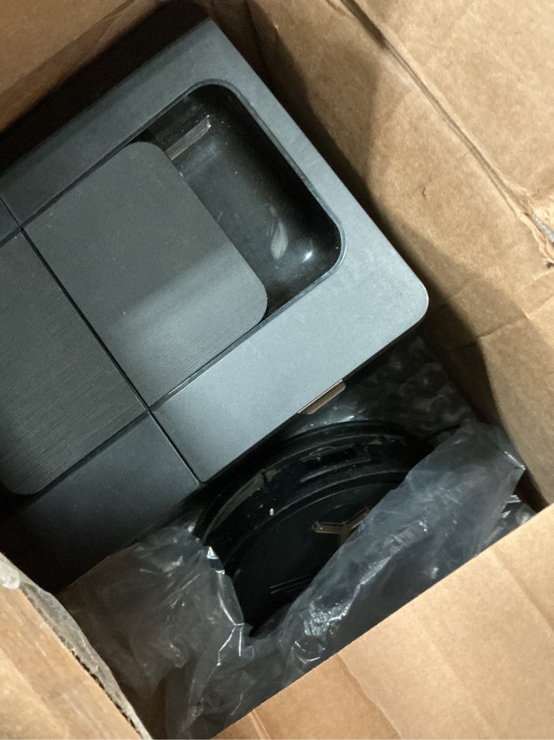 Condition photo showing As Is for ecovacs deebot x8 pro omni robot vacuum and mop, 18000pa, ozmo roller instant self-washing mopping, 167? hot water mop washing, auto cleaning solution adding, hot air-drying, self-emptying, black