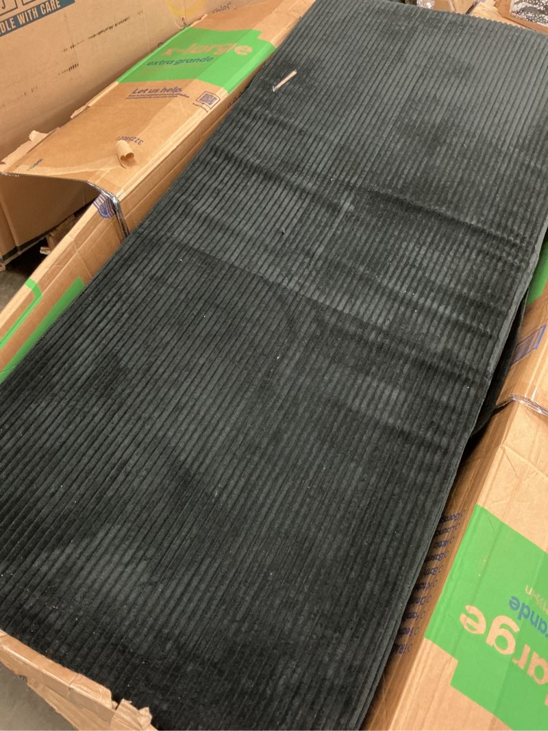 Condition photo showing Good Condition for goodone 6'' tri-fold mattress,corduroy fold sofa bed memory foam with washable cover,floor mattress for travel,camping,guest,queen,black,60''×80''×6''