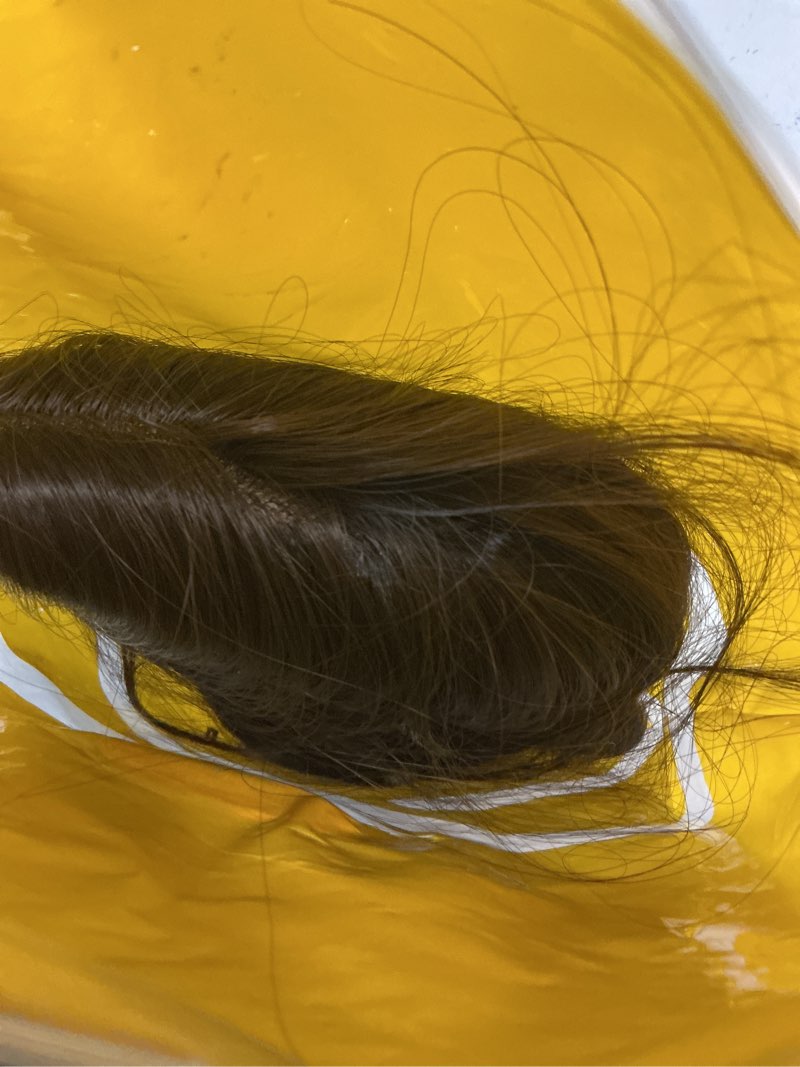 Condition photo showing Good Condition for Dark Brown Short Bob Wigs,Brown Straight Shoulder Length Wigs for Women,Middle Part Heat Resistant Fibre Synthetic Wig Daily Use