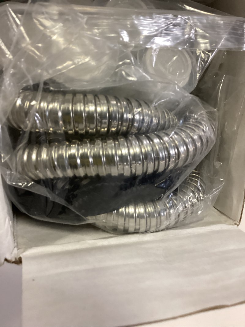 Condition photo showing New/Like New for ion drops filtered shower head with handheld, high pressure water flow showerhead, with shower head filter for hard water boosting, with on/off switch 4-piece set (grey) gray