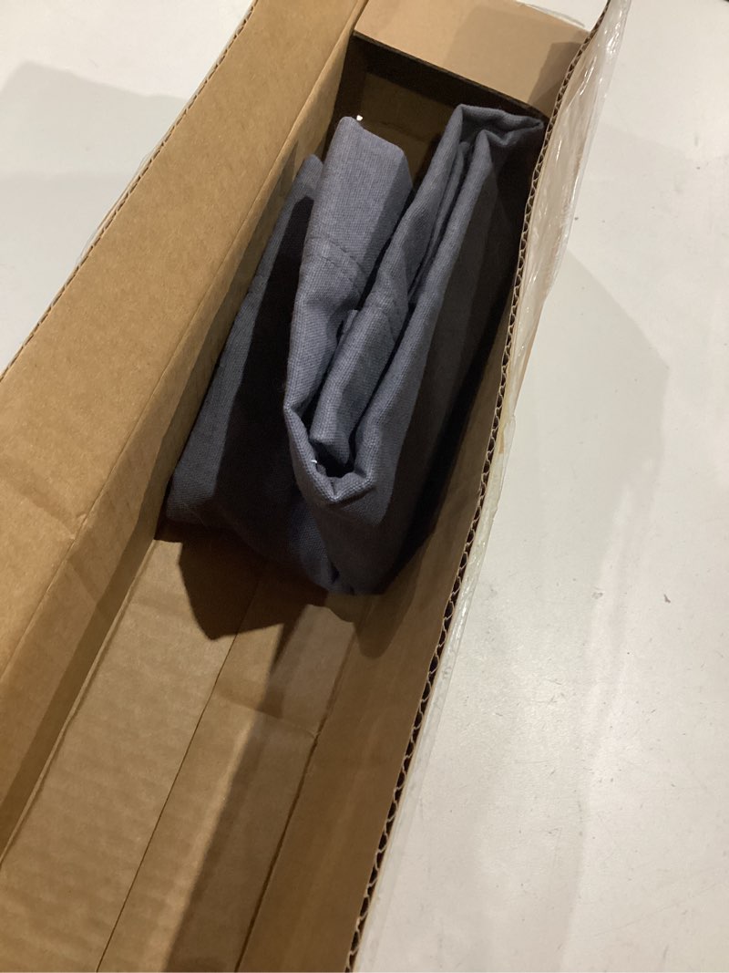 Condition photo showing As Is for Elevated Dog Bed for Small Dogs, Outdoor Cooling Dog Bed Cot for Small Pets, Indoor Detachable Raised Dog Bed with Non-Slip Feet, Double Layer Polyester Cotton (20" L x 20" W x 6.5" Th) Grey-S