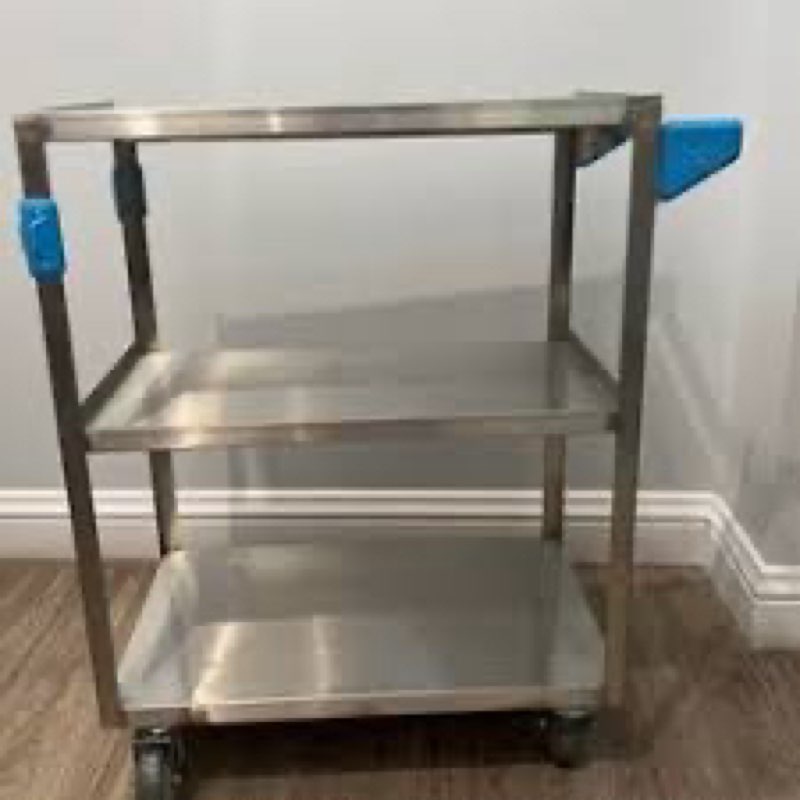 Kitchen Industrial Cart On Wheels
