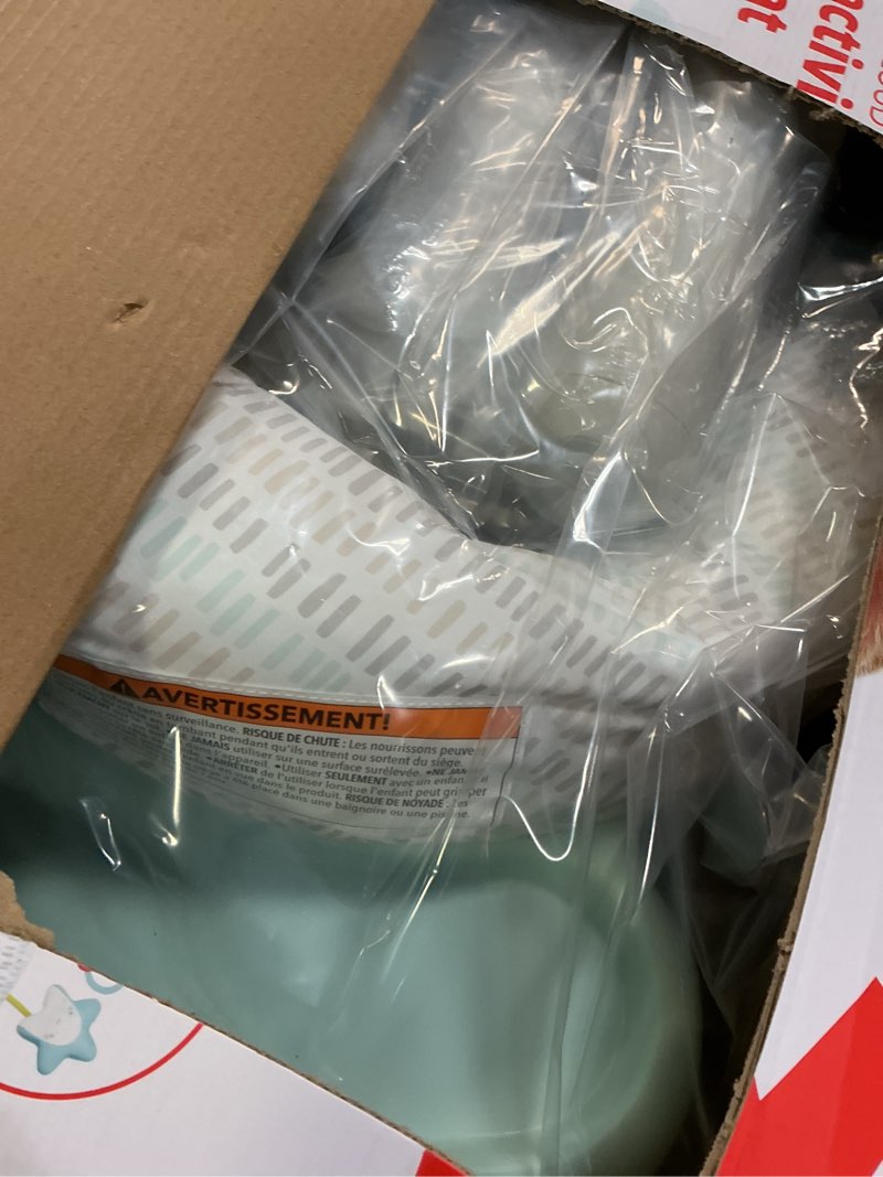 Condition photo showing Good Condition for Skip Hop 2-in-1 Sit-up Activity Baby Chair, Silver Lining Cloud Activity Chair